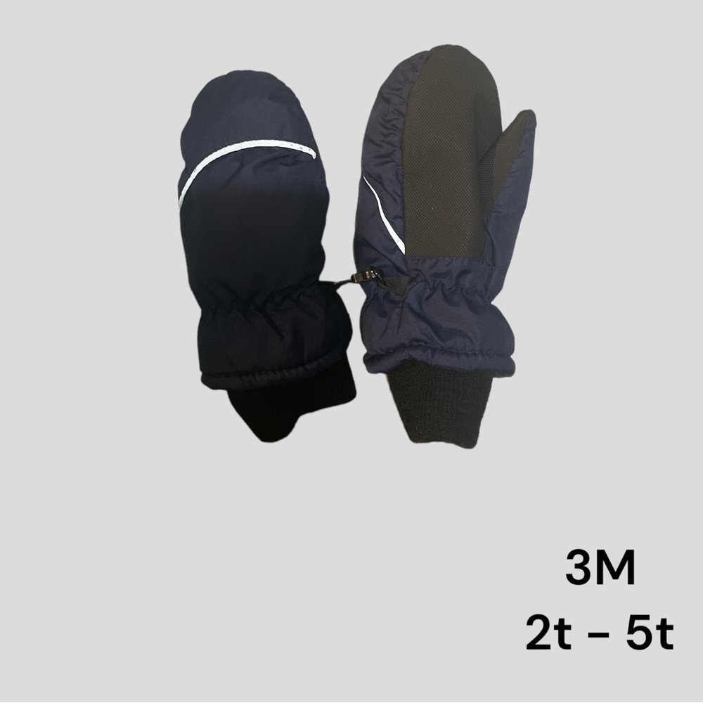 2t-5t 3M insulation mittens Navy Blue